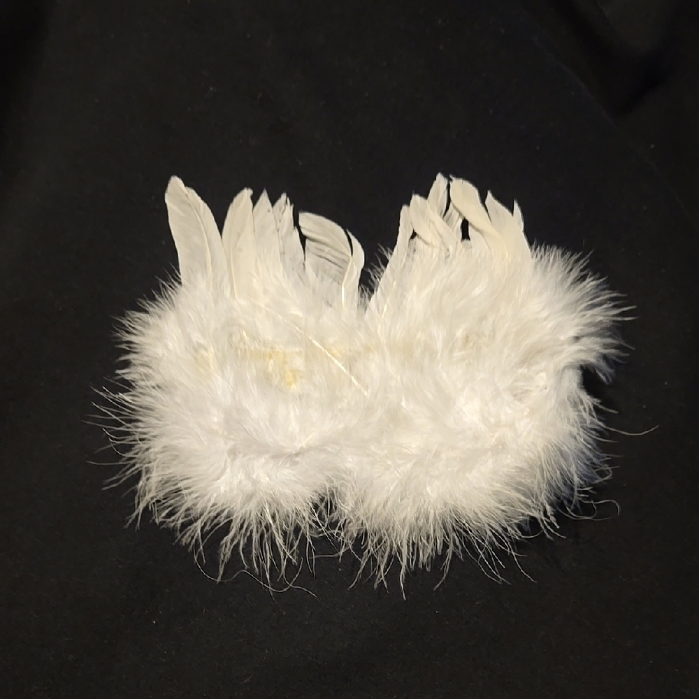 White Feathered Angel Wings Accessory